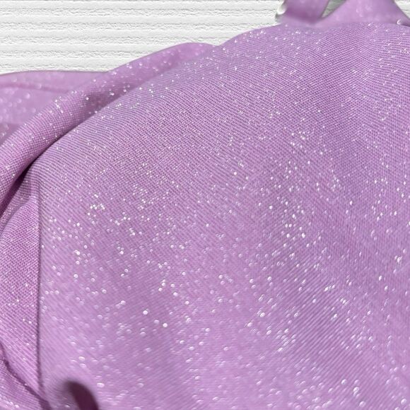 Victoria’s Secret Shimmer Lilac Ruched Swim Bikini Top 34DDD (34F) NWT - Picture 3 of 6